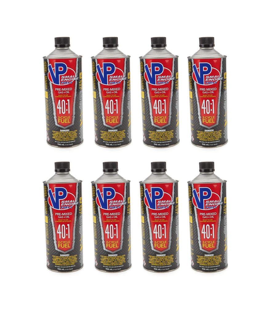 VP RACING 6298 - 40:1 Pre-Mix Fuel 1qt Cans (Case 8) image