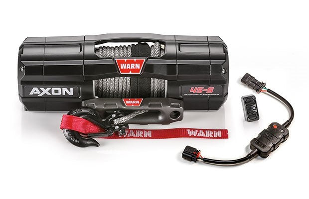 WARN 101140 - AXON 45-S Winch 4500lb Synthetic Rope image