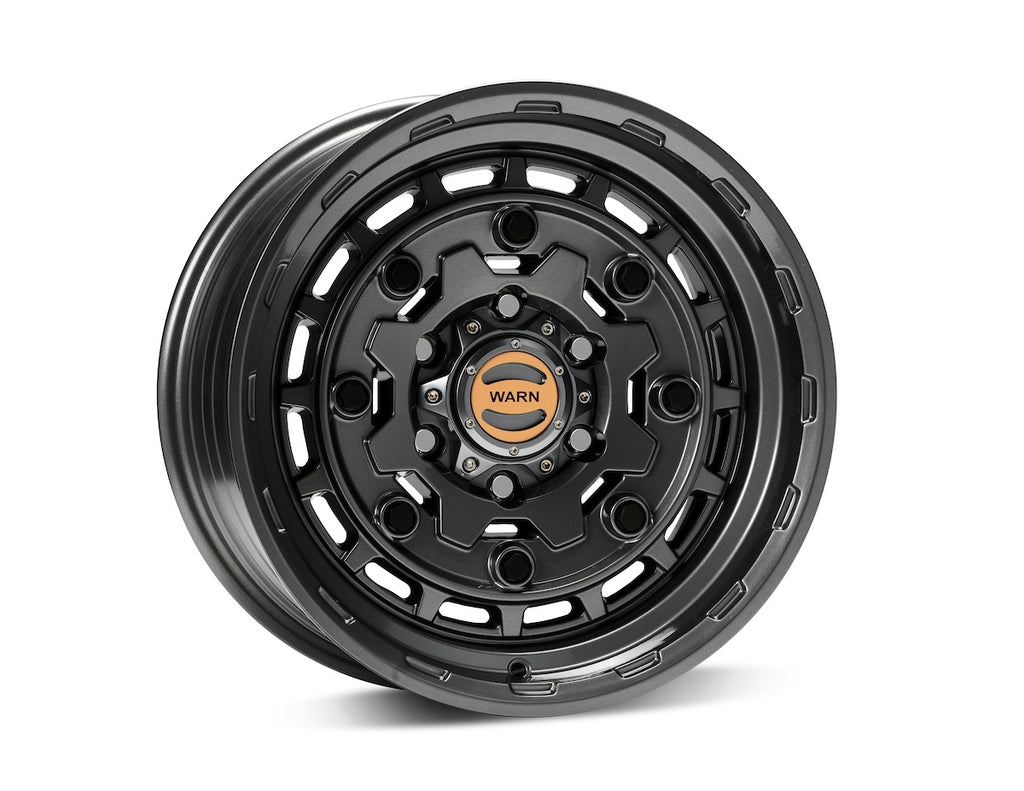 WARN 104489 - Wheel 17x8.5 Jackhammer Black 6x5.5/6x139.7mm image