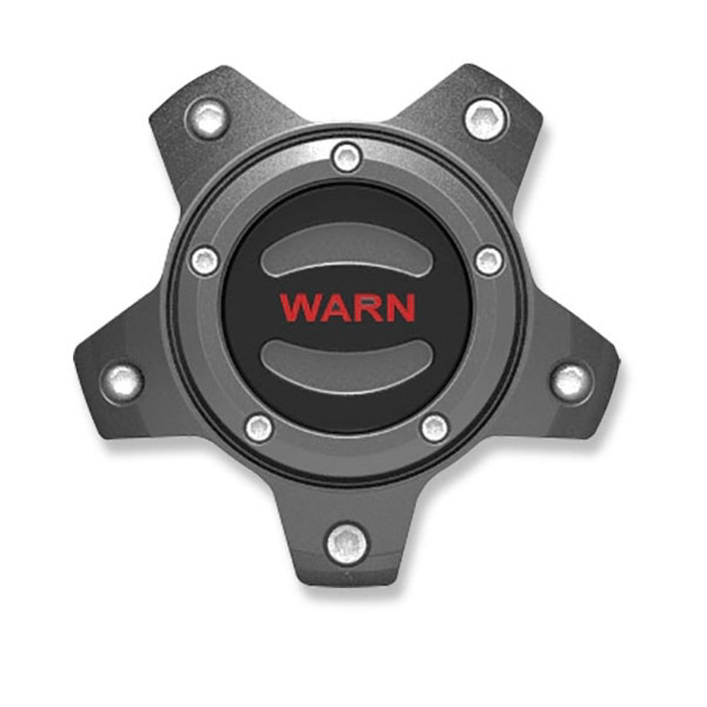 WARN 106684 - Center Cap Gunmetal With Red Warn image