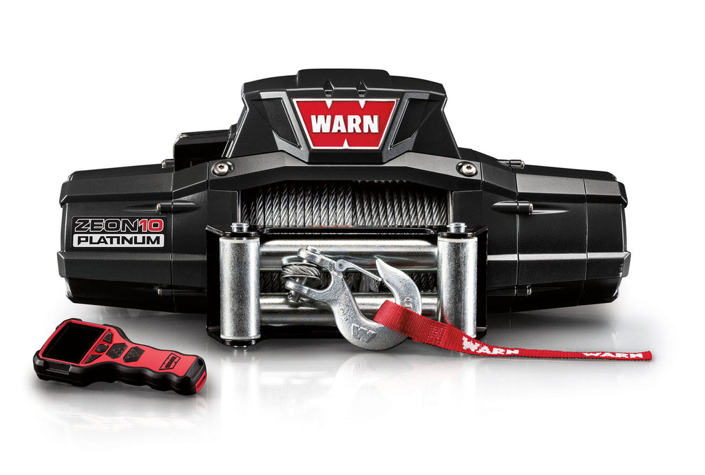 WARN 92810 - ZEON 10 Platinum 10000lb Winch w/Wire Rope Roller image