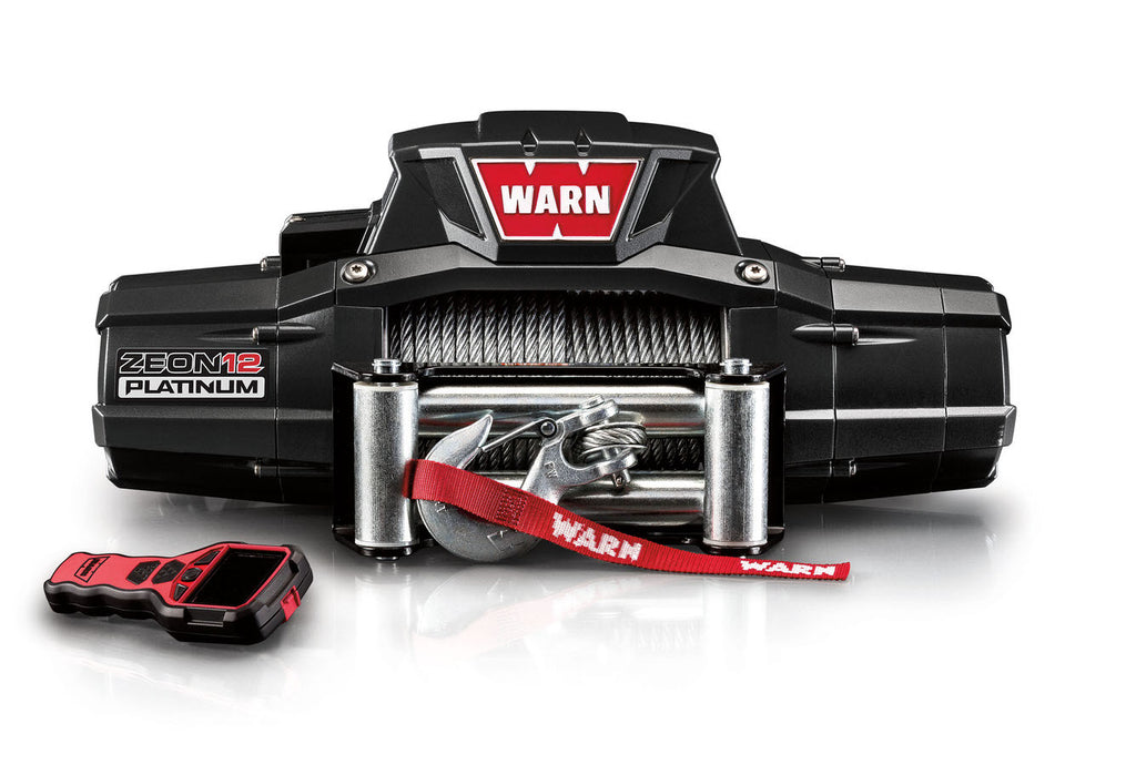 WARN 92820 - ZEON 12 Platinum 12000lb Winch w/Wire Rope Roller image