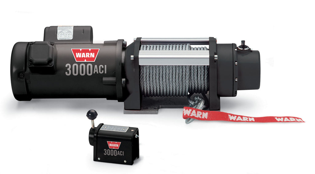 WARN 93000 - ACI 3000-115V Hard Wire Winch 3000lb Wire Rope image