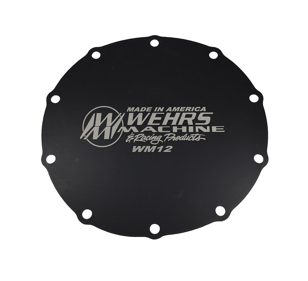 WEHRS MACHINE WM12 - Ford 9in Cover Black Ano Aluminum. image