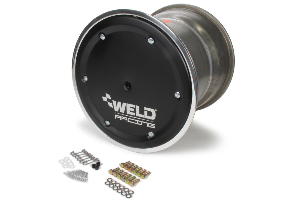 WELD RACING 559-5455BC-6 - 15 X 14 Wide 5 XL 5in BS Bead-Loc w/Black Cover image