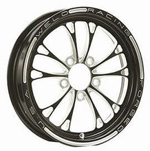 Load image into Gallery viewer, WELD RACING 84B-15202 - V-Series Frnt Drag Wheel Blk 15x3.5 5x4.5BC 2.25B image