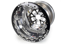 Load image into Gallery viewer, WELD RACING 84B-616278UB - V-Series Drag Wheel Blk 16x16 5x4.75 4.0BS Dbl image