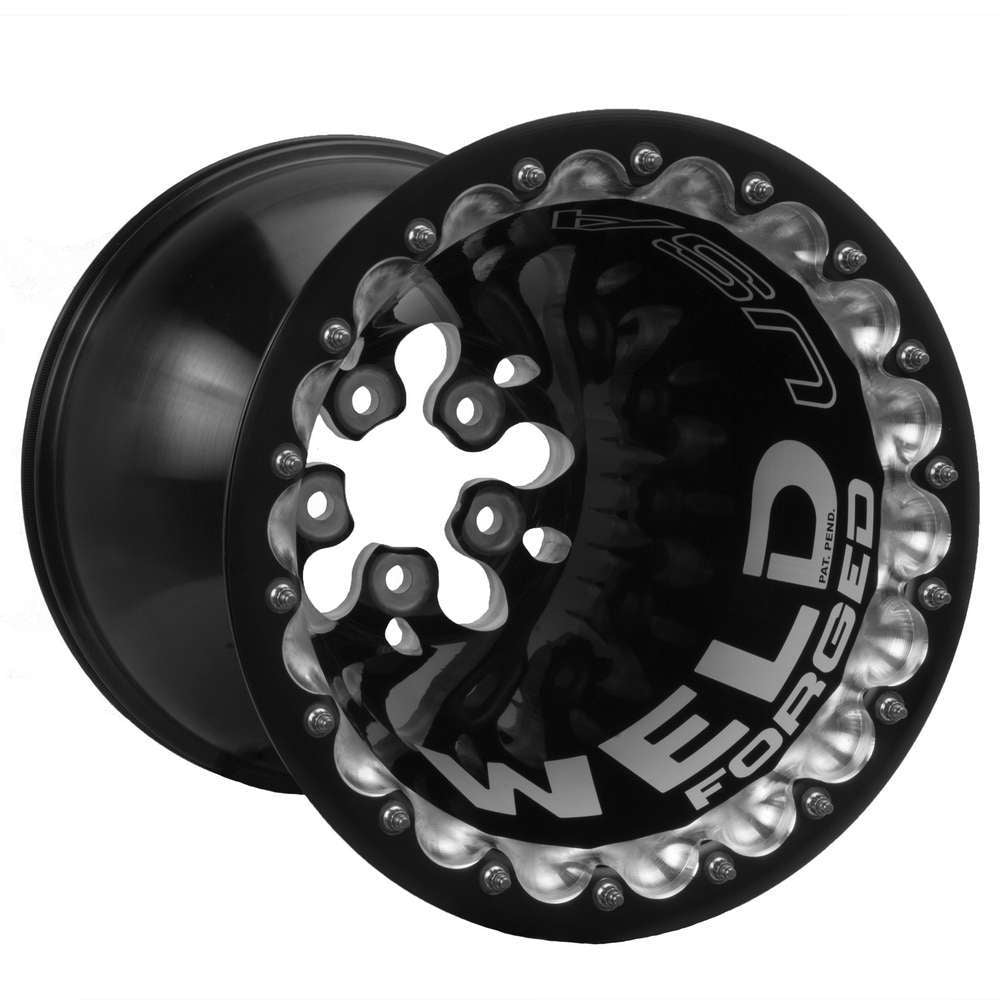 WELD RACING D1BPS616B4DB - 16 x 16 PS1 Delta-1 Drag Wheel 5x4.75 BC 4.0 BS image