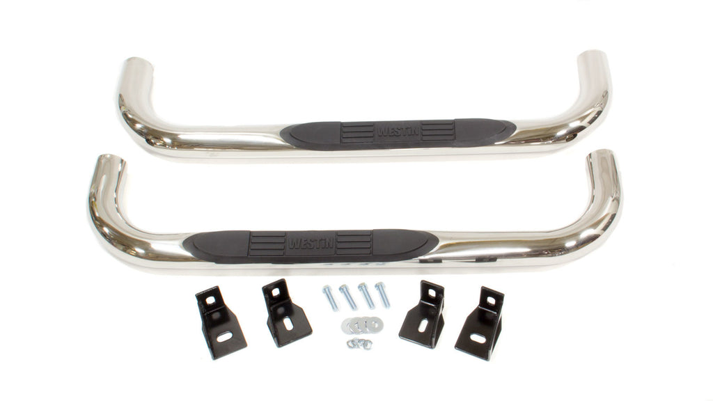 WESTIN 23-1400 - 99- GM P/U Regular Cab Polished Step Bars image