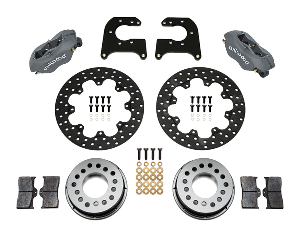 WILWOOD 140-0261-BD - D/L Drag Rear Brake Kit Big Ford 2.36in image