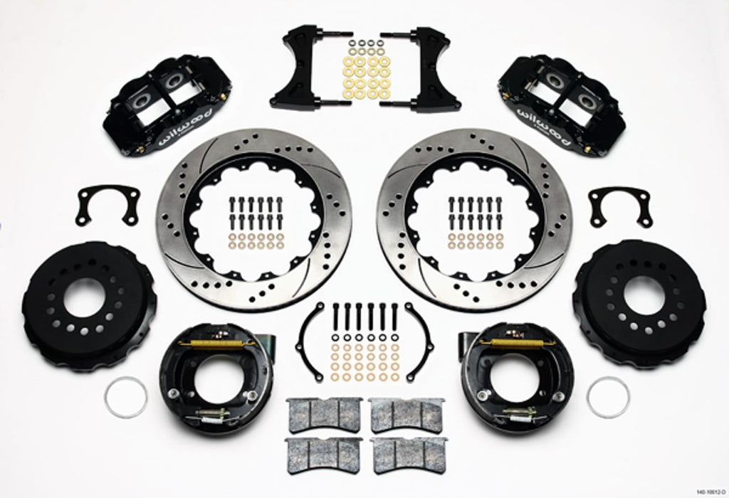 WILWOOD 140-10012-D - Rear Brake Kit Big Ford New Style w/Parking Brk image