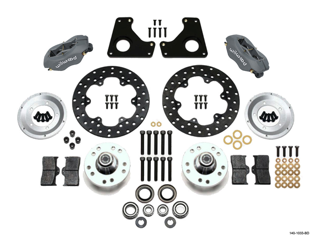 WILWOOD 140-1033-BD - Dragster Front Kit MD 80-87 GM image