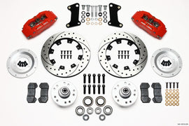 WILWOOD 140-10510-DR - Front Disc Brake Kit Red 67-72 Camaro Nova 12.19 image