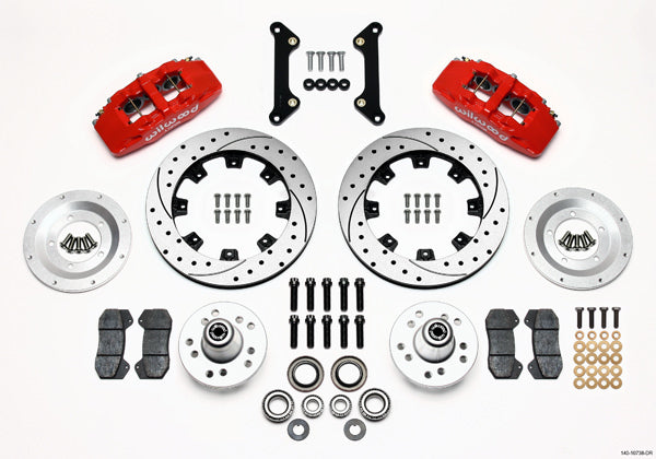 WILWOOD 140-10738-DR - Brake Kit Dynapro Camaro 70-78 6 Piston 12.19in image