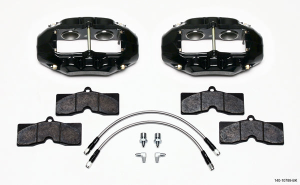 WILWOOD 140-10789-BK - Brake Kit Front Corvette 65-82 D8-4 Calipers image