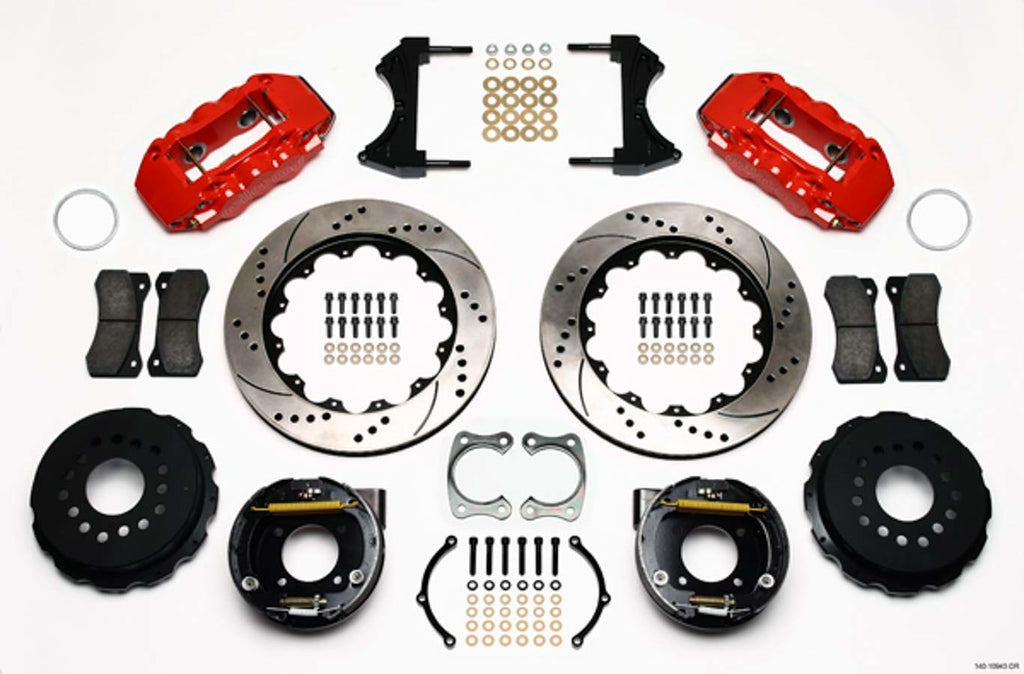 WILWOOD 140-10943-DR - Brake Kit Rear Chevy 12 Bolt 2.81in Offset image