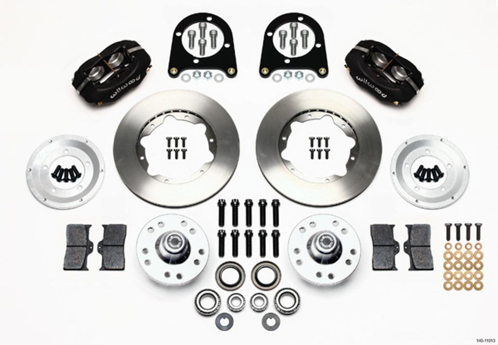 WILWOOD 140-11013 - HD Front Brake Kit 37-48 Ford-Billet image