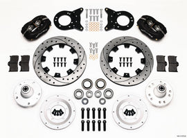 WILWOOD 140-11072-D - Front Disc Kit HD 65-69 Mustang Drilled image