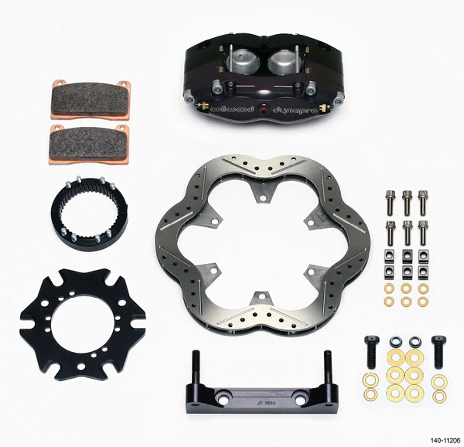 WILWOOD 140-11206 - Rear Inboard Sprint Kit w/10.5in Scalloped Rotor image