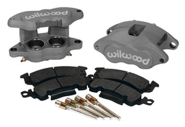 WILWOOD 140-11290 - Front Caliper Kit D52 / Big GM  Natural Anodized image