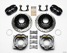 Load image into Gallery viewer, WILWOOD 140-11387-D - Rear Disc Brake Kit Big Ford Drilled w/Park Brk image
