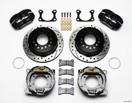 WILWOOD 140-11387-D - Rear Disc Brake Kit Big Ford Drilled w/Park Brk image