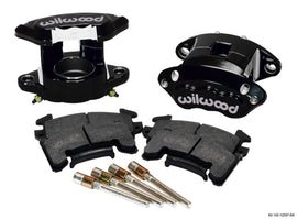WILWOOD 140-12097-BK - Front Caliper Kit D154/ Metric GM Blk Powdercoat image