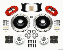 Load image into Gallery viewer, WILWOOD 140-12271-DR - Front Disc Brake Kit Red 67-72 Camaro Nova 12.88 image