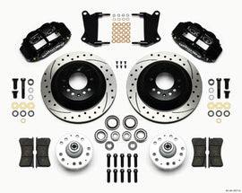 WILWOOD 140-12271-D - Front Disc Brake Kit Blk 67-72 Camaro Nova 12.88 image