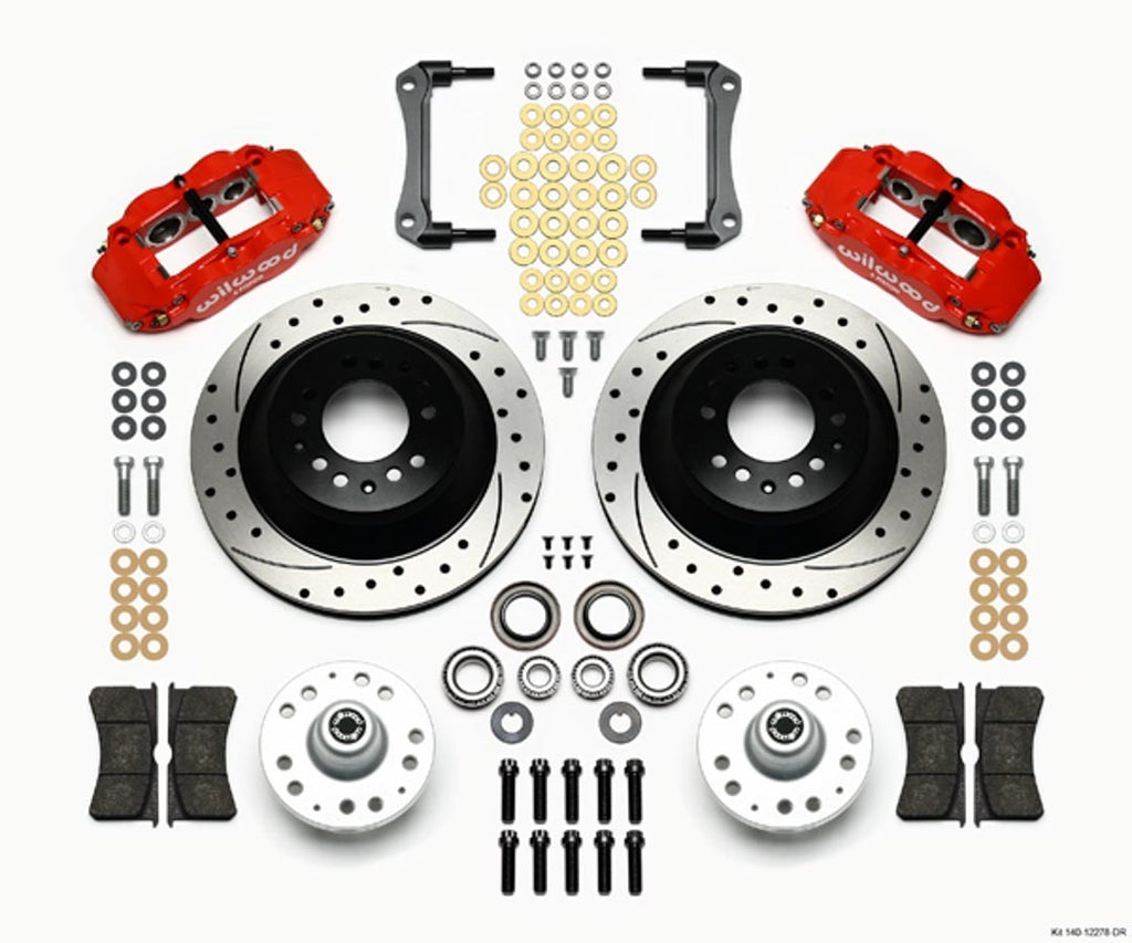 WILWOOD 140-12278-DR - Front Disc Brake Kit Blk 70-78 Camaro/Nova 12.88 image