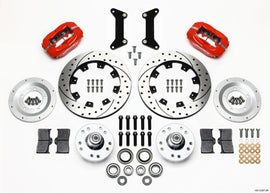 WILWOOD 140-12297-DR - Front Brake Kit 80-87 GM G-Body 4 Piston Caliper image