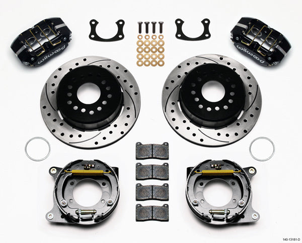 WILWOOD 140-13181-D - P/S Rear Brake Kit New Big Ford Drilled 2.5in image