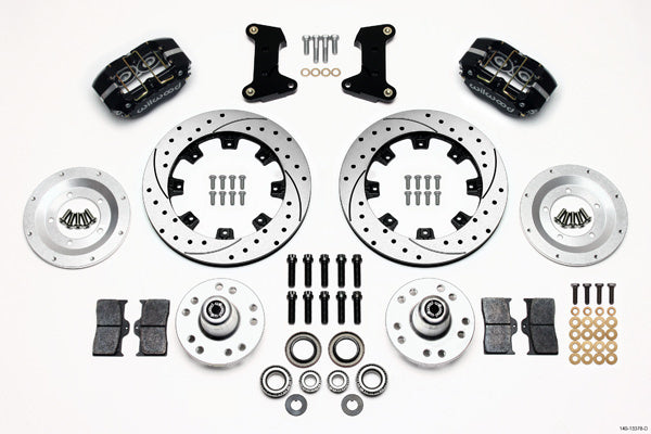 WILWOOD 140-13378-D - Brake Kit Front Mustang II 12.19in Drilled image