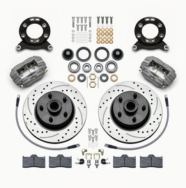 WILWOOD 140-13476-D - Front Disc Brake Kit 65- 69 Mustang Drilled image