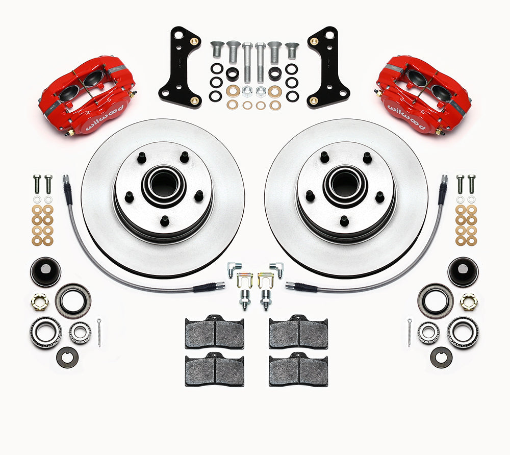 WILWOOD 140-15272-R - Front Disc Brake Kit 67- 69 Camaro w/Brake Lines image