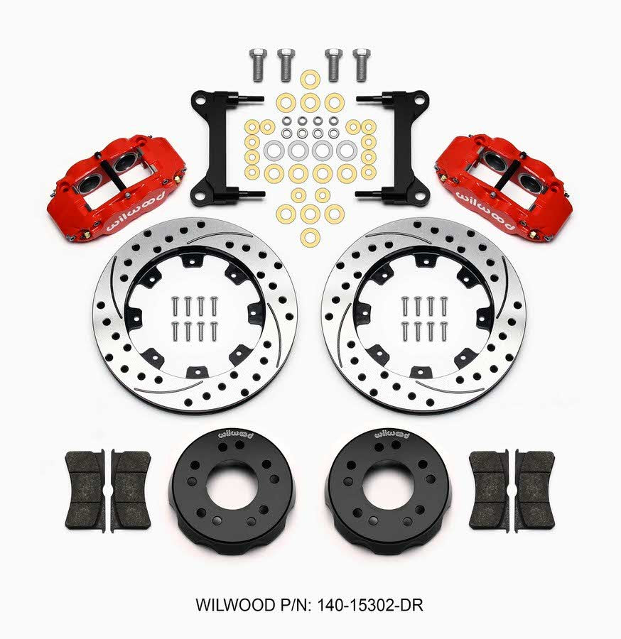 WILWOOD 140-15302-DR - Front Disc Brake Kit C10 Pro Spindle 12.19in image