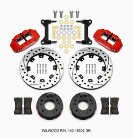 WILWOOD 140-15302-DR - Front Disc Brake Kit C10 Pro Spindle 12.19in image