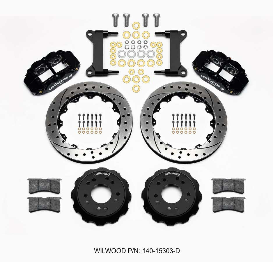 WILWOOD 140-15303-D - Front Disc Brake Kit C10 Pro Spindle 13.06in image