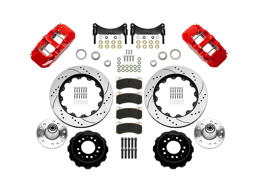 WILWOOD 140-16246-DR - Brake Kit Front 80-87 GM G-Body Aero 6 Drilled image