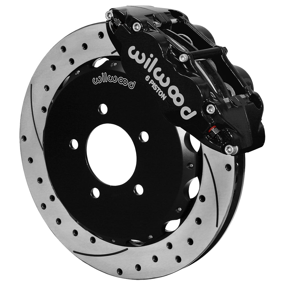 WILWOOD 140-16847-D - Brake Kit Front Honda Civic 13+ Drilled Black image