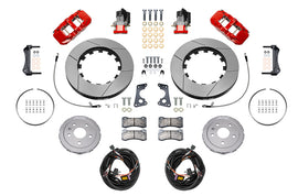 WILWOOD 140-17009-R - Brake Kit Rear Corvette C8 Aerolite 4R Slotted image