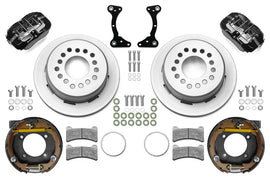 WILWOOD 140-17120 - Brake Kit Rear Black FDP Plain 11in GM G Body image