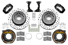 Load image into Gallery viewer, WILWOOD 140-17121-D - Brake Kit Rear Black FDL Drilled 12in GM G Body image