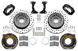 WILWOOD 140-17121-D - Brake Kit Rear Black FDL Drilled 12in GM G Body image