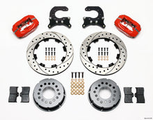 Load image into Gallery viewer, WILWOOD 140-2112-DR - Brake Kit Rear Chevy 12- Bolt Billet Caliper Red image