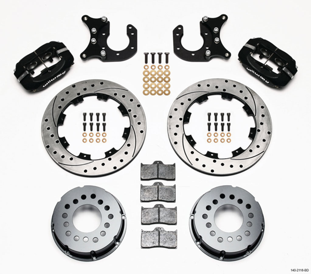 WILWOOD 140-2118-BD - P/S Rear Disc Kit New Big Ford Drilled image