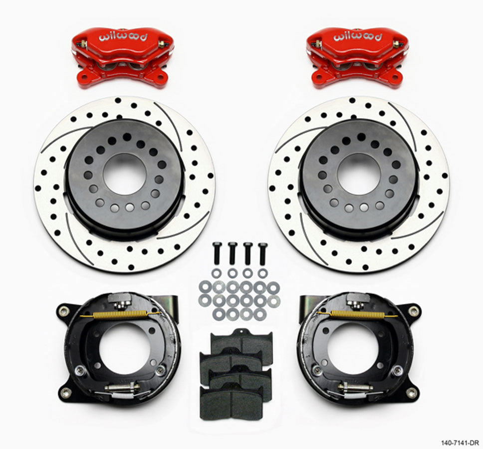 WILWOOD 140-7141-DR - Rear Disc Brake Kit w/ Park Brake Chevy image