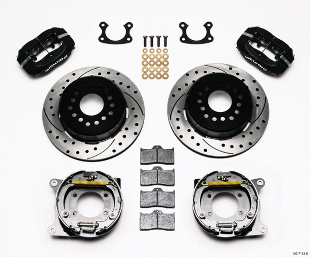 WILWOOD 140-7143-D - P/S Park Brake Kit Small Ford 2.66in image