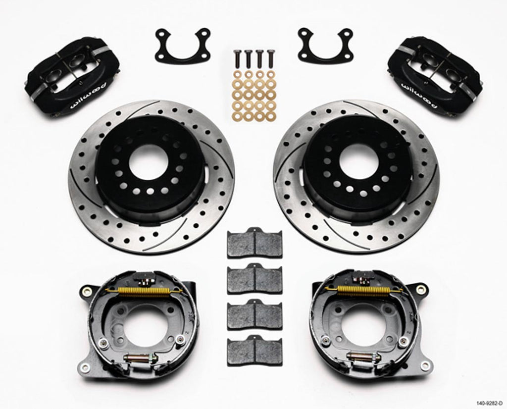 WILWOOD 140-9282-D - P/S Park Brake Kit Small Ford 2.50in image