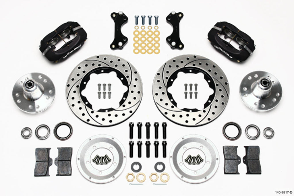 WILWOOD 140-9917-D - Brake Kit Front WWE Pro Spindle 11in Dia Rtr image